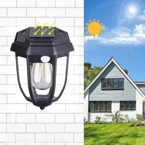 Outdoor Solar Wall Lamp (Single) - DMC Wholesale