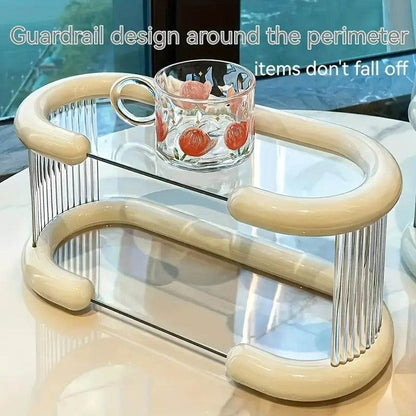 Modern Cosmetic Organising Display Shelf (2 Tier) - DMC Wholesale