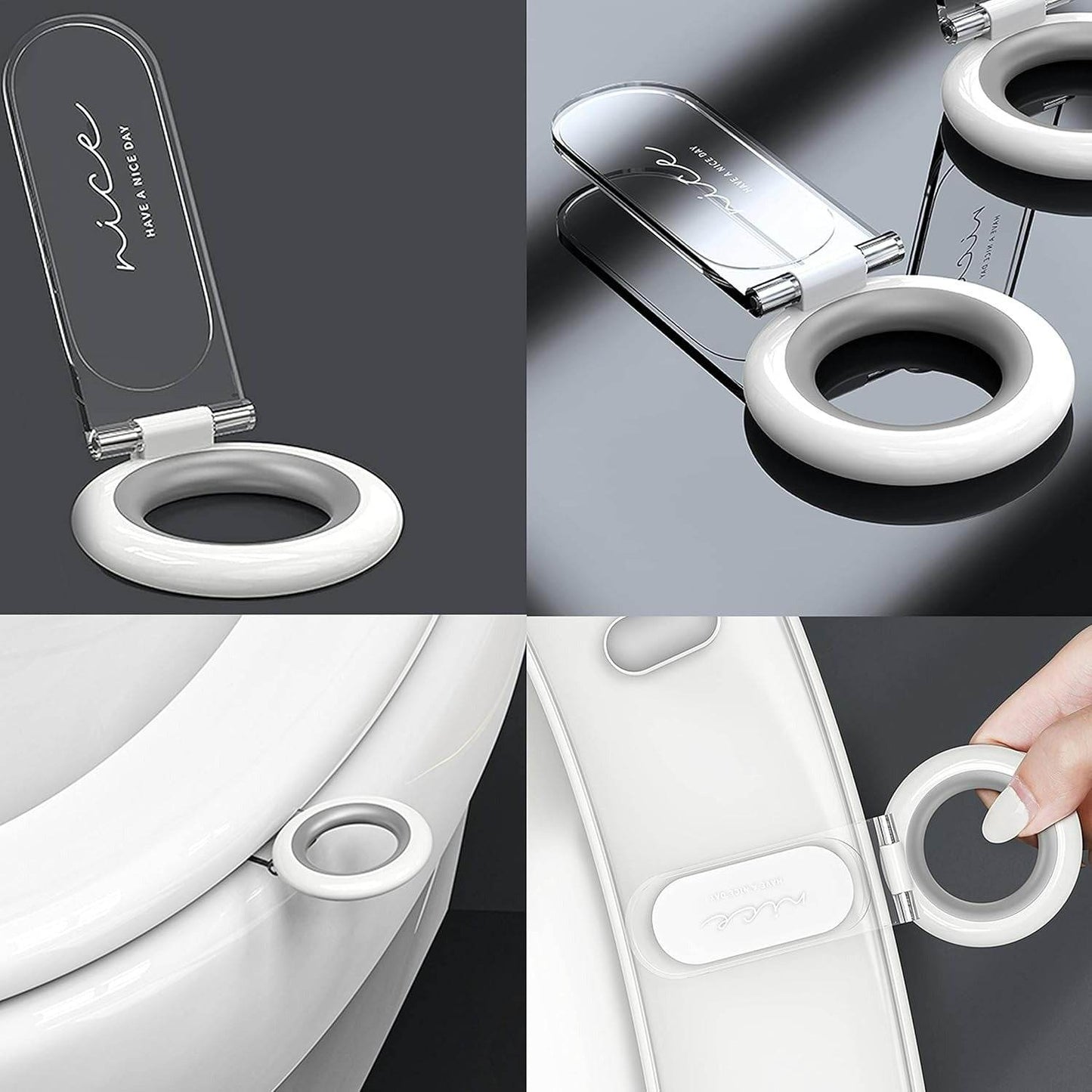 Toilet Seat Lifter Cover Handle (2 pcs) - DMC Wholesale