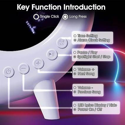 Portable Led Lyrics Screen BT Speaker - DMC Wholesale