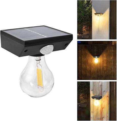 Wall Lamp Solar LED Light Bulb - Alt View