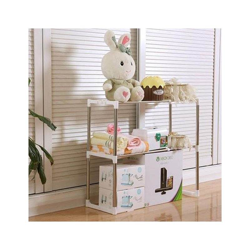 Expandable Microwave Oven Organiser Shelves (2 Tier) - DMC Wholesale