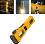 Solar Emergency Flashlight With Safety Hammer And Seatblet Cutter