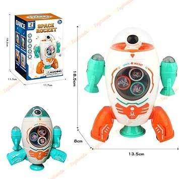 Space Rocket Musical Toy - DMC Wholesale