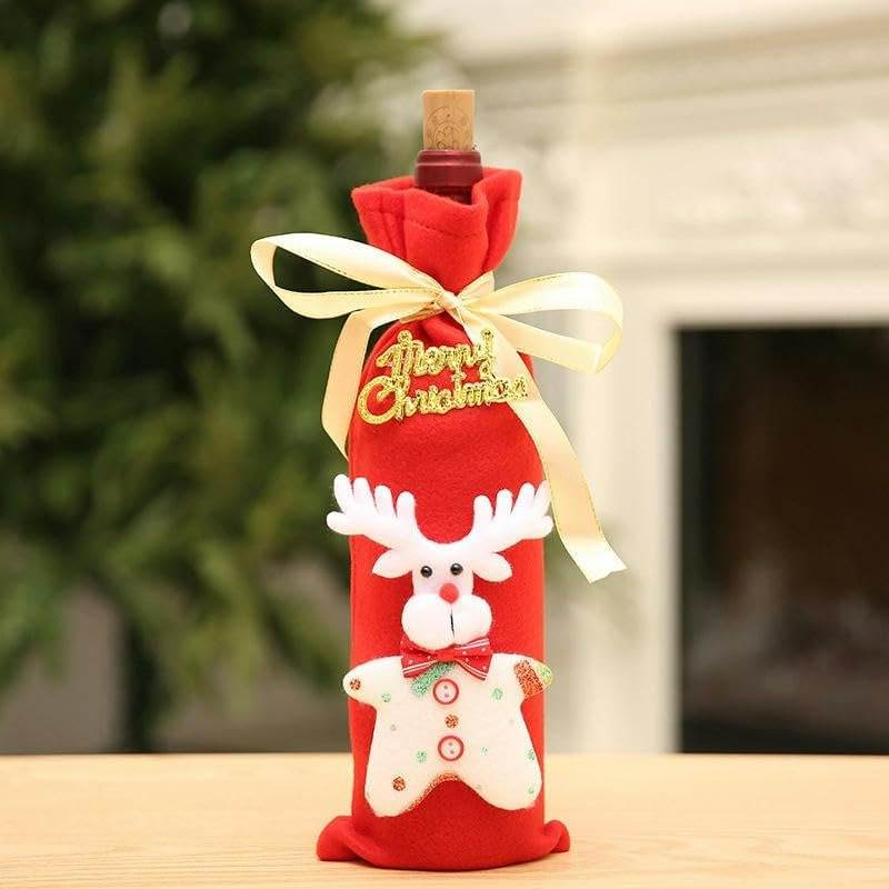 Christmas Decorative Wine Bottle Cover - DMC Wholesale
