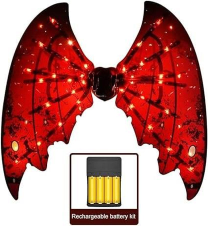 Electric Fairy Wings with LED Lights (Shadow Angel) - DMC Wholesale