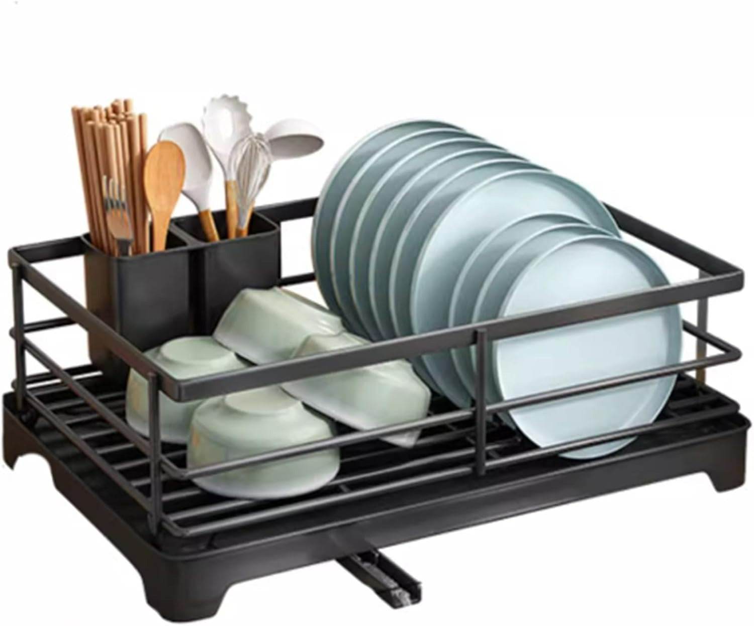 Dish Drying Rack With Drainage Spout - DMC Wholesale