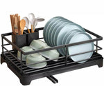 Dish Drying Rack With Drainage Spout