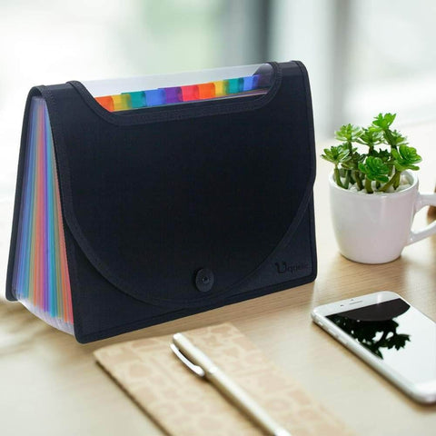 Rainbow Expandable File Organiser (A4)