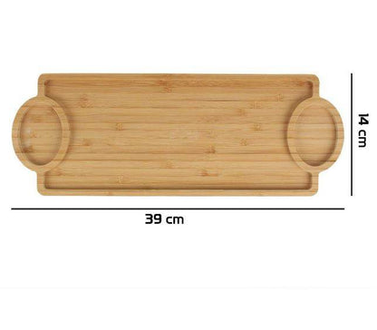 Bamboo Appetizer Platter (14x39cm) - DMC Wholesale