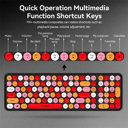 Wireless Home Office Keyboard Mouse Set (Black) - DMC Wholesale