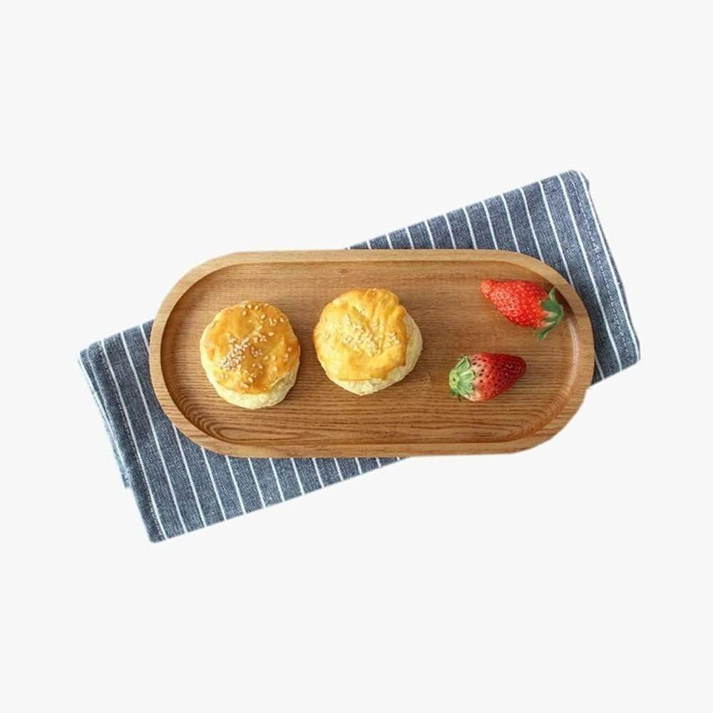Wooden Oval Snack Plate - DMC Wholesale