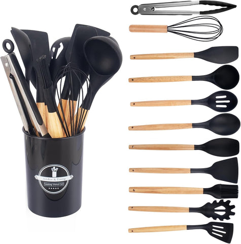 Silicone Utensil Set (12 pcs) - Alt View