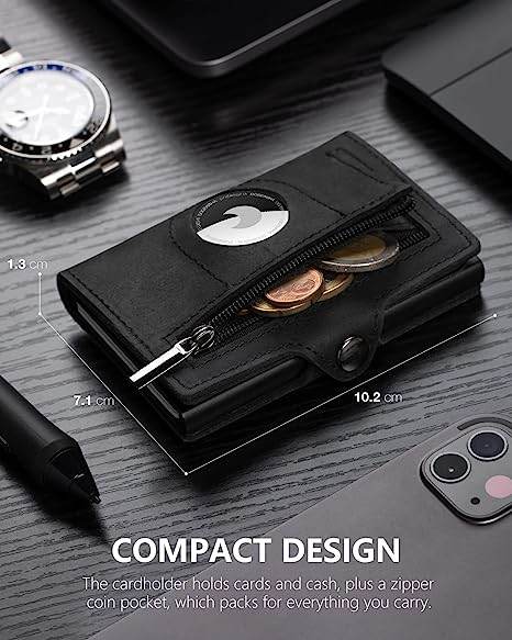 RFID Blocking Automatic Pop Up Card Wallet - DMC Wholesale