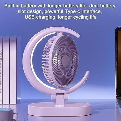 Desktop Fan With Night Light - DMC Wholesale