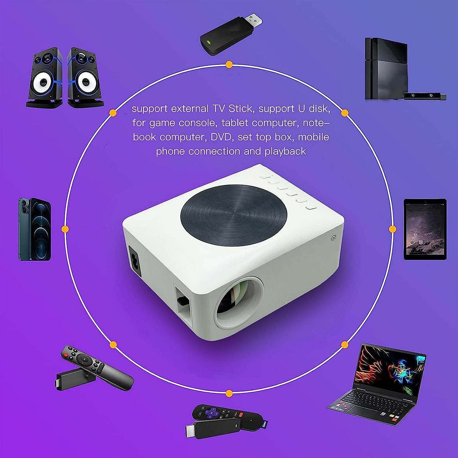 HD Outdoor Theater Projector - DMC Wholesale