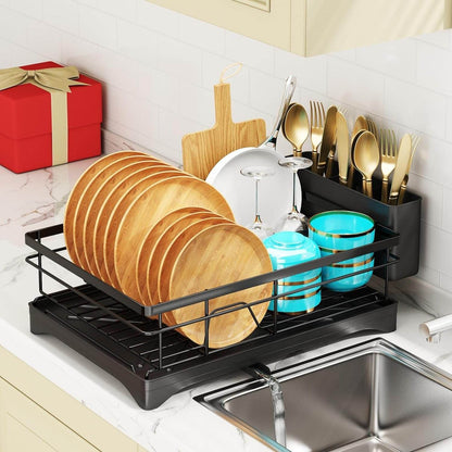 Dish Drying Rack With Drainage Spout - DMC Wholesale