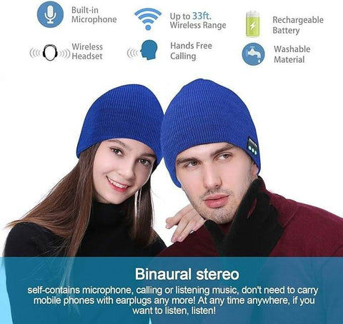 Wireless Bluetooth Beanie - Alt View