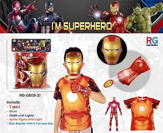 Action Figures with Mask - Ironman - DMC Wholesale