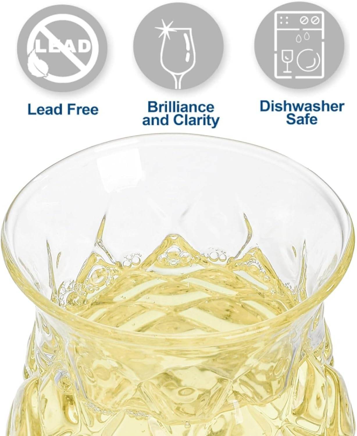 Pineapple Drinking Glass (450ml)(Each) - DMC Wholesale