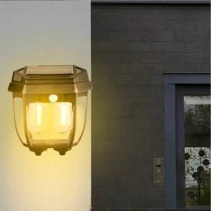 Outdoor Solar Wall Lamp (Double) - DMC Wholesale