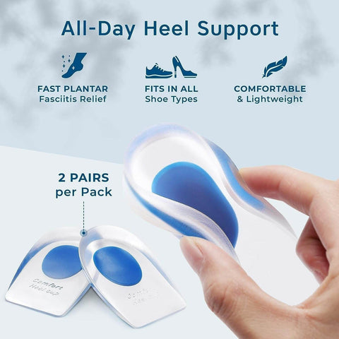Silicone Healthy Heel Insole (2 pcs) - Alt View
