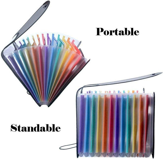Rainbow Expandable File Organiser (A4) - DMC Wholesale