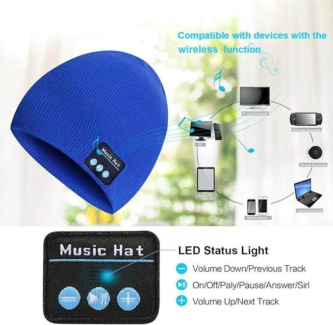Wireless Bluetooth Beanie - DMC Wholesale