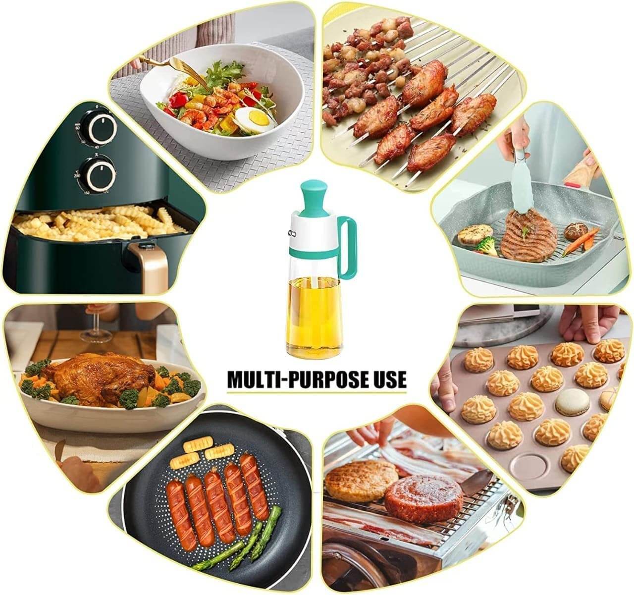 Brush And Pouring Seasoning Bottle (630ml) - DMC Wholesale