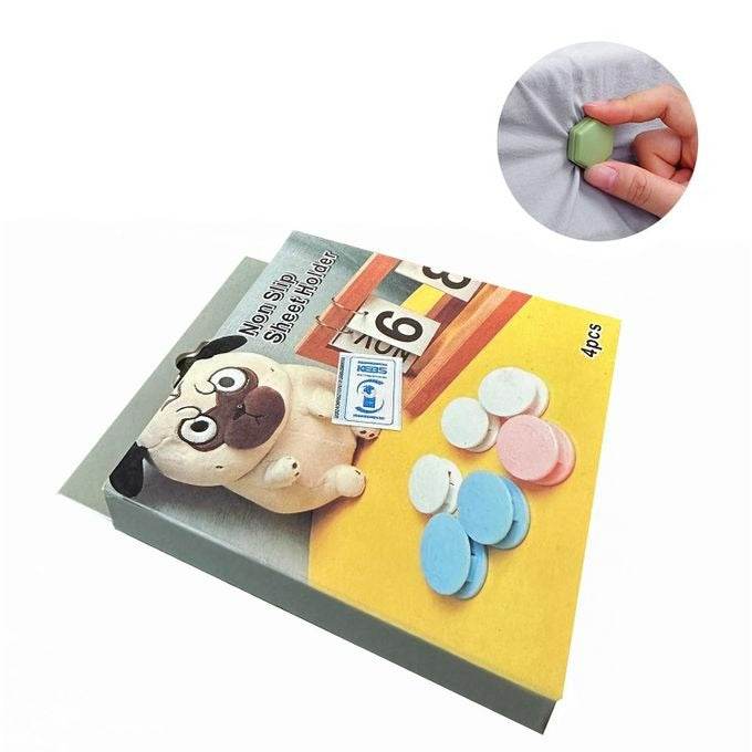 Non Slip Sheet Holder (4 pcs)(Stick On)