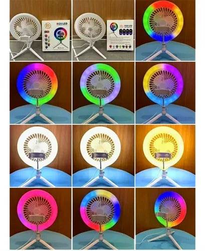 Broadcast Ring Light Fan With Tripod - DMC Wholesale