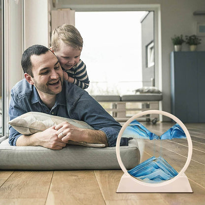 Moving Sand Art 3D Seascape Relaxing Display (Large)(25.5cm) - DMC Wholesale