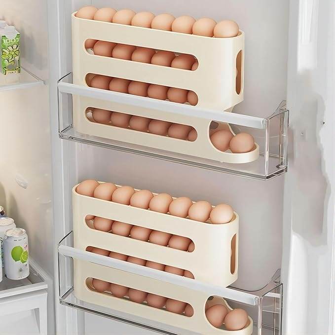 Slide Egg Storage Box (4 Layer) - DMC Wholesale