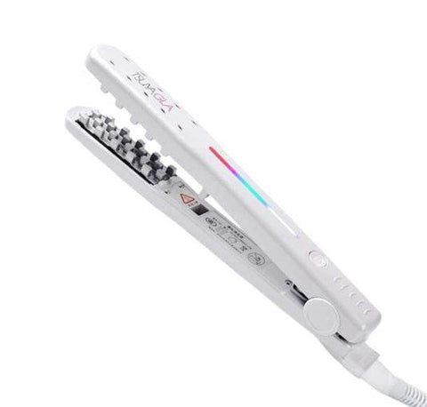 3D Grid Fluffy Hair Ceramic Curling Iron - Alt View