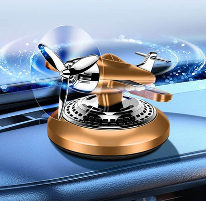 Solar Plane Car Rotating Air Freshener - DMC Wholesale