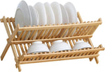 Bamboo Dish Drying Rack (34x40cm)