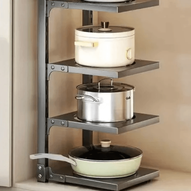 Cookware Organiser Storage Rack - DMC Wholesale