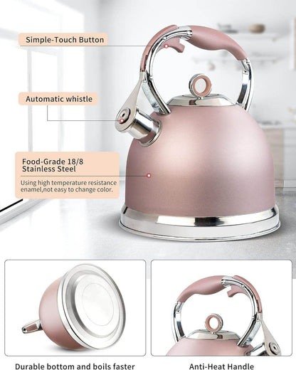 Whistling Stove Top Tea Kettle (3L) - DMC Wholesale