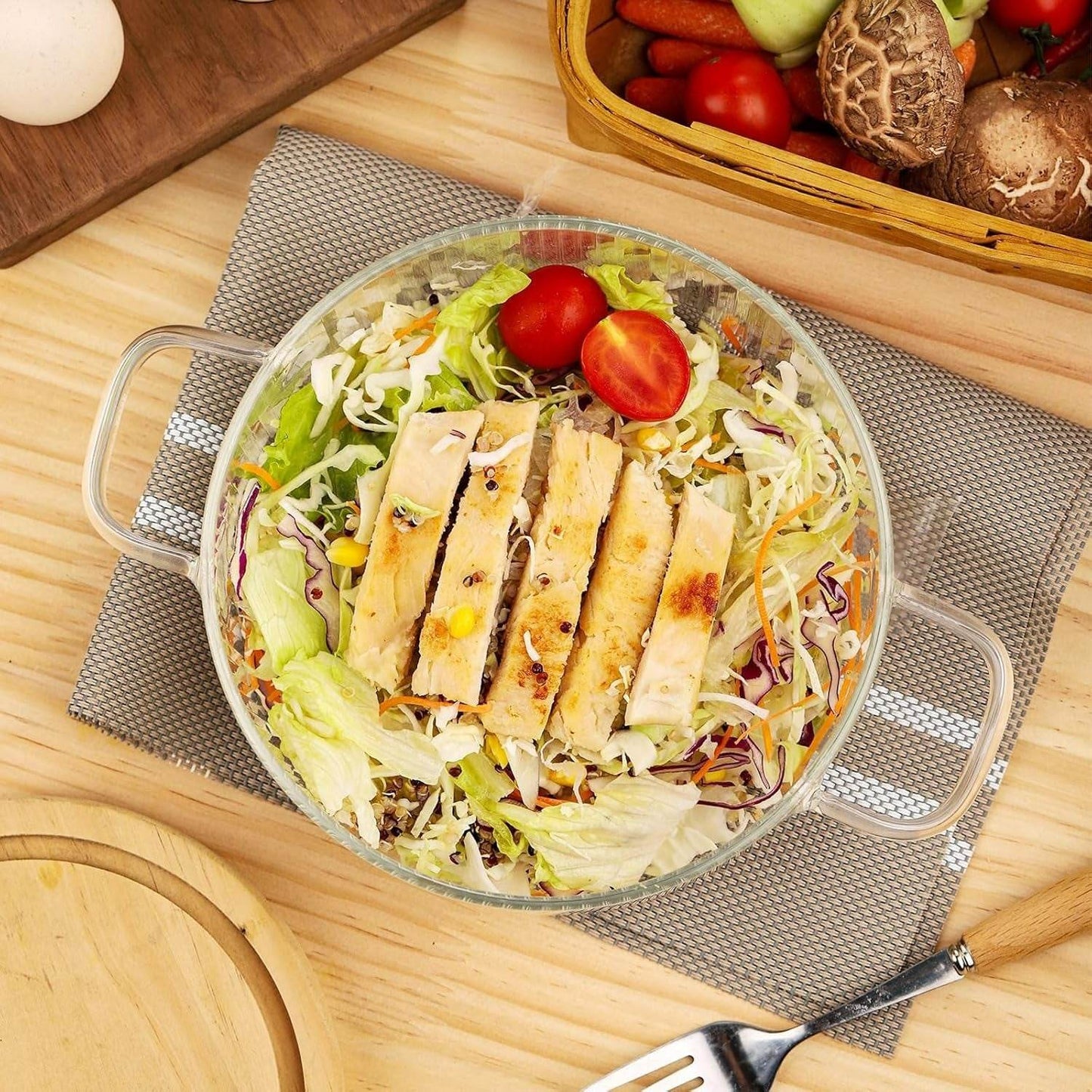 Clear Heat-Resistant Glass Simmer Pot (3.2L) - DMC Wholesale