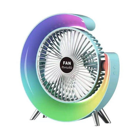 Colourful Desktop USB Mini Fan - Alt View