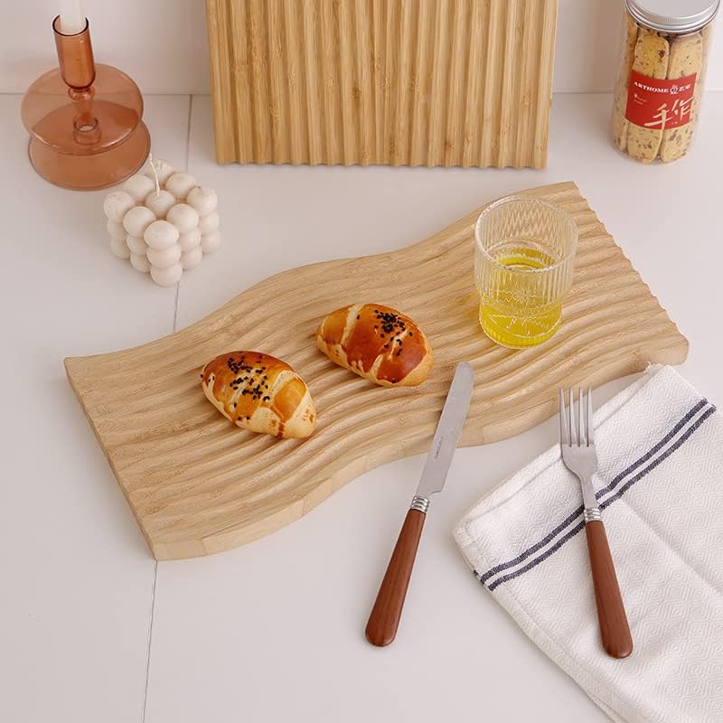 Decorative Spiral Groove Serving Board
