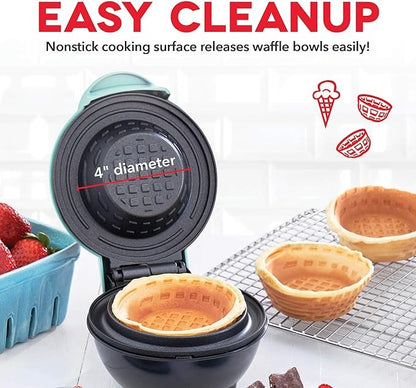 Mini Waffle Bowl Maker