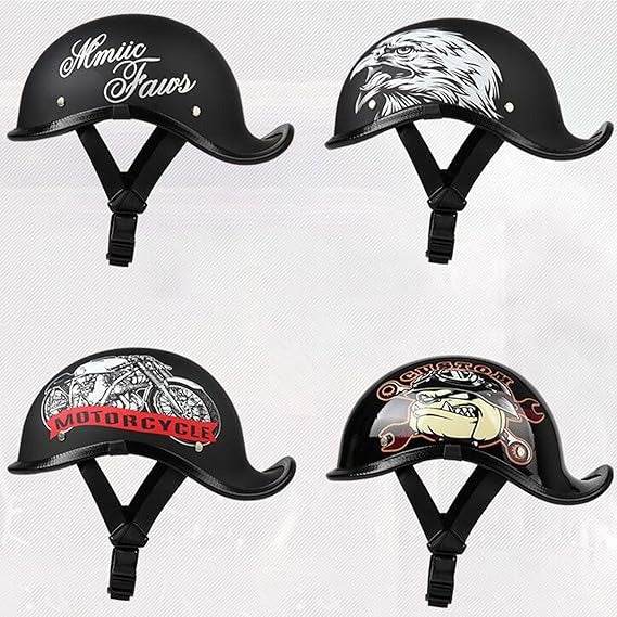 Retro Motorcycle Half Helmet - DMC Wholesale