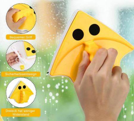 Magnetic Double Sided Glass Cleaner - Alt View