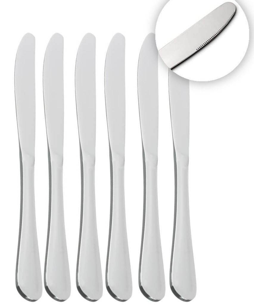 Stainless Steel Butter Knife Set (6 pcs) - DMC Wholesale