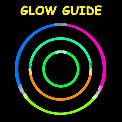Fluorescent Glow Sticks (100 pcs) - DMC Wholesale