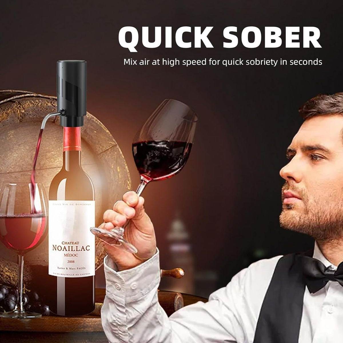 Automatic Wine Bottle Dispenser Decanter - DMC Wholesale