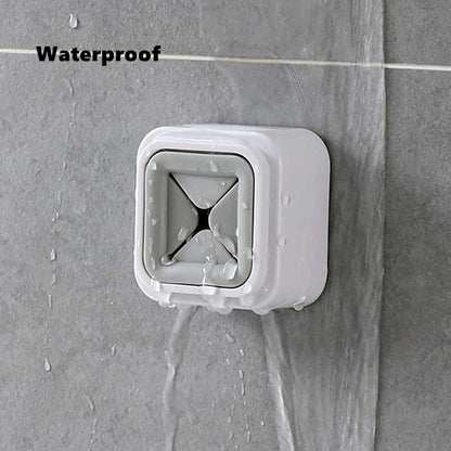 Self-Adhesive Wall Mount Square Towel Holder (6pcs)