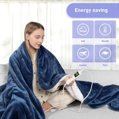 Heated Blanket With Auto Shut Off (130x160cm)