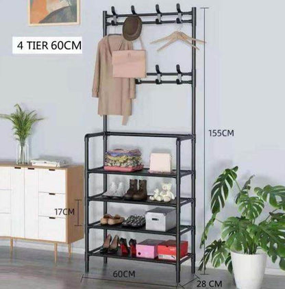 Shoe and Clothes Rack (4 Tier) - DMC Wholesale